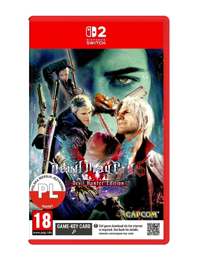 gra nintendo switch 2 devil may cry 5: hunter edition