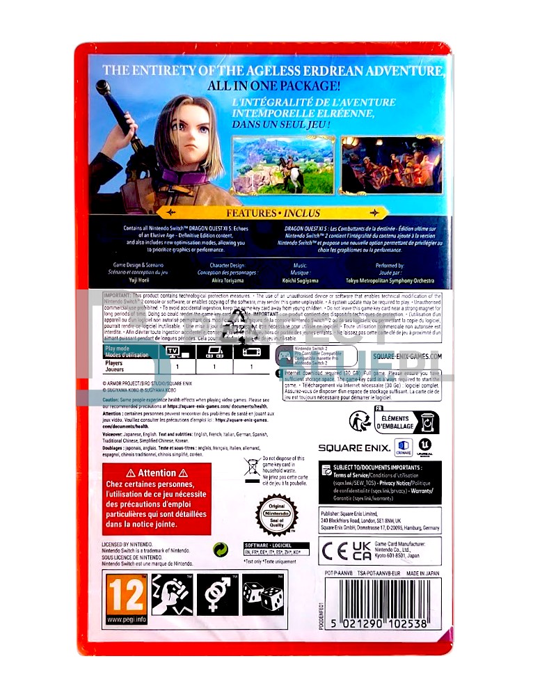 gra nintendo switch 2 dragon quest xi s: echoes of an elusive age definitive edition