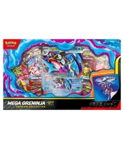 karty pokemon tcg mega greninja ex premium collection / zestaw 8 boosterów