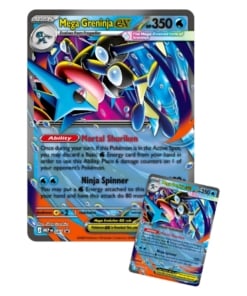 karty pokemon tcg mega greninja ex premium collection / zestaw 8 boosterów