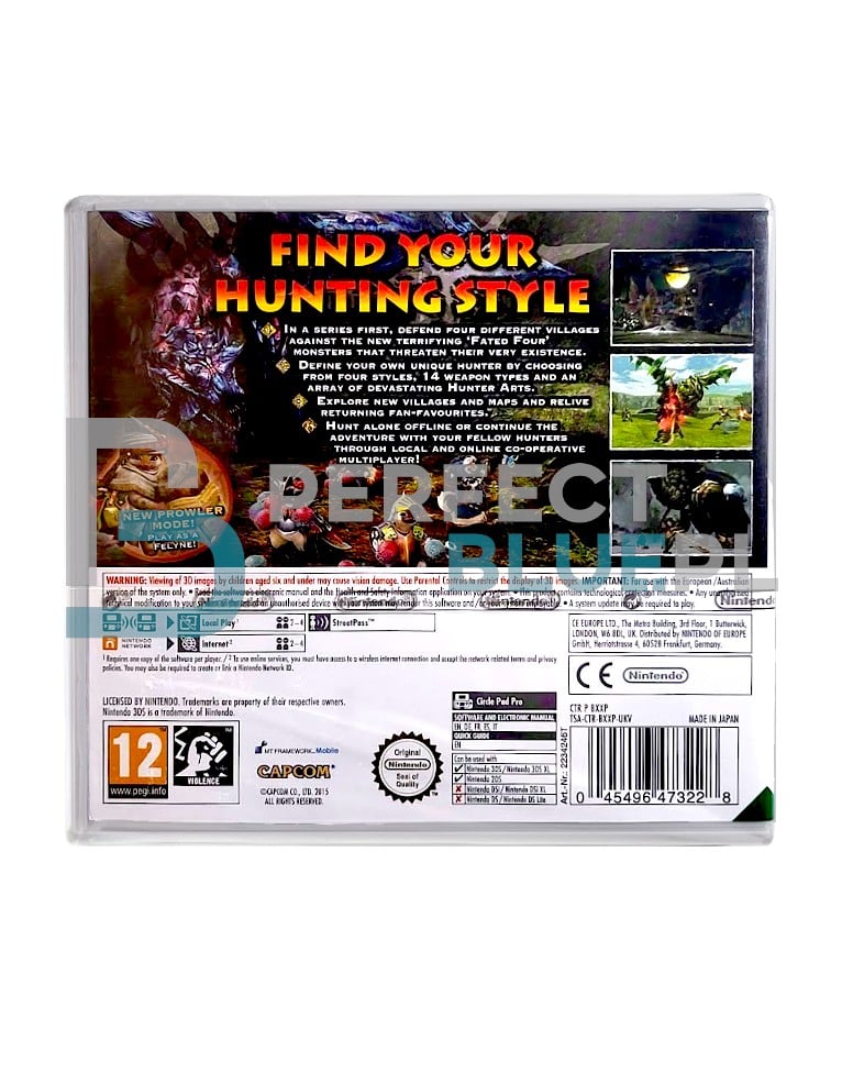 gra nintendo 3ds / 2ds monster hunter generations