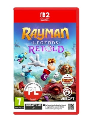 gra nintendo switch 2 rayman legends retold + rayman origins enhanced edition