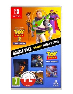 gry nintendo switch toy story: retro roundup! + toy story 3 complete edition double pack