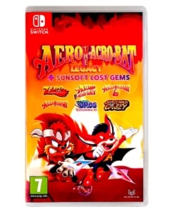 gra nintendo switch aero the acro bat legacy + sunsoft lost gems