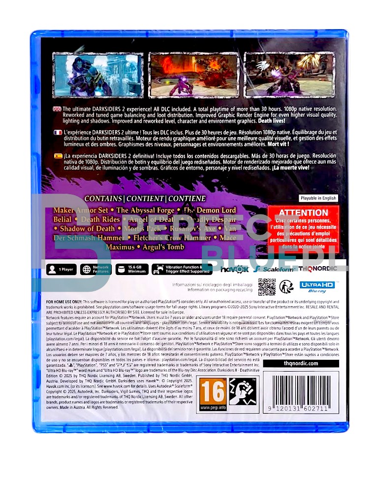gra ps5 darksiders ii deathinitive edition
