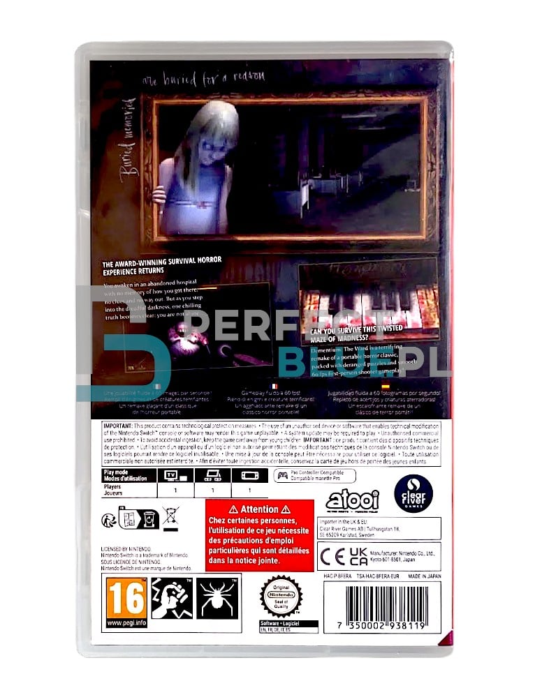 gra nintendo switch dementium the ward