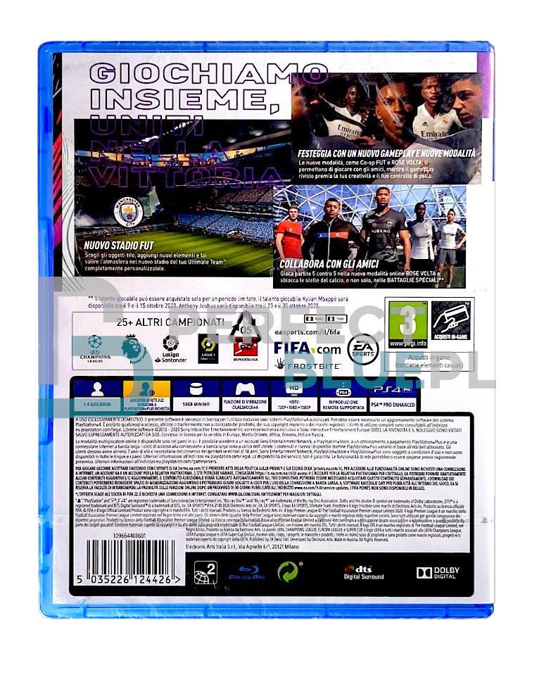 gra ps4 / ps5 / fifa 21 /