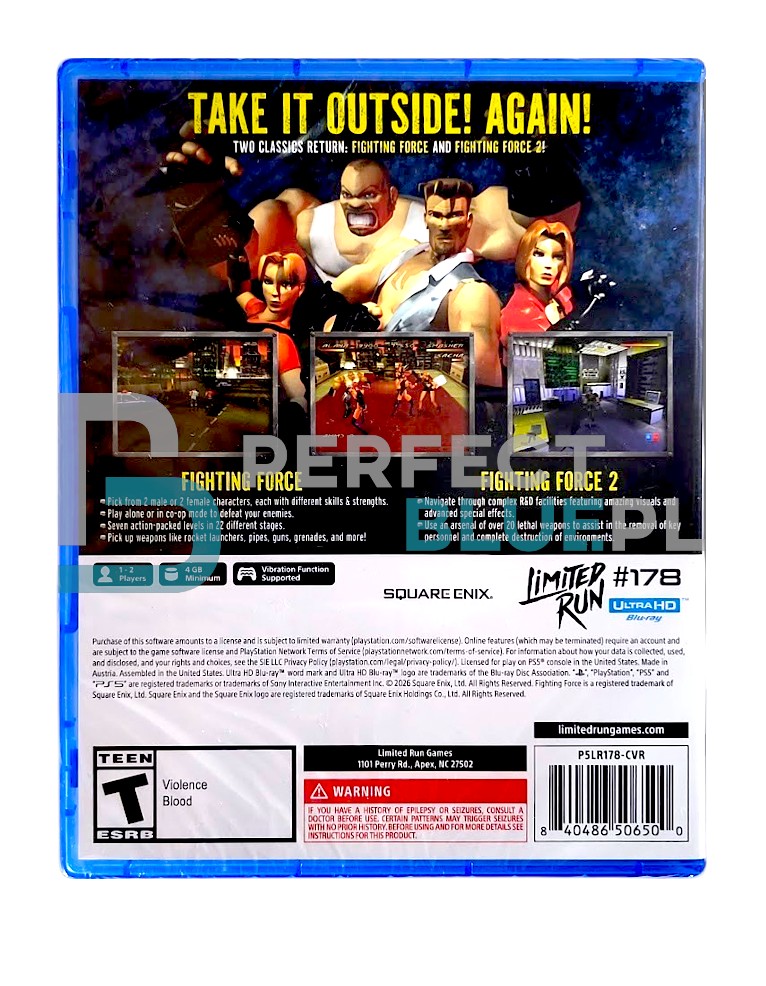 gra ps5 fighting force collection / limited run! / import usa
