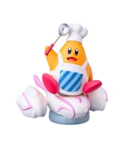 figurka amiibo kirby air riders chef kawasaki & hop star