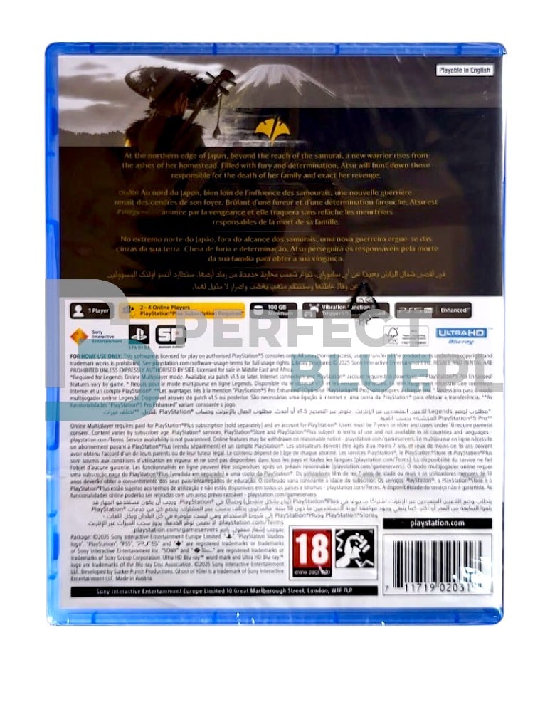 gra ps5 ghost of yotei / eu