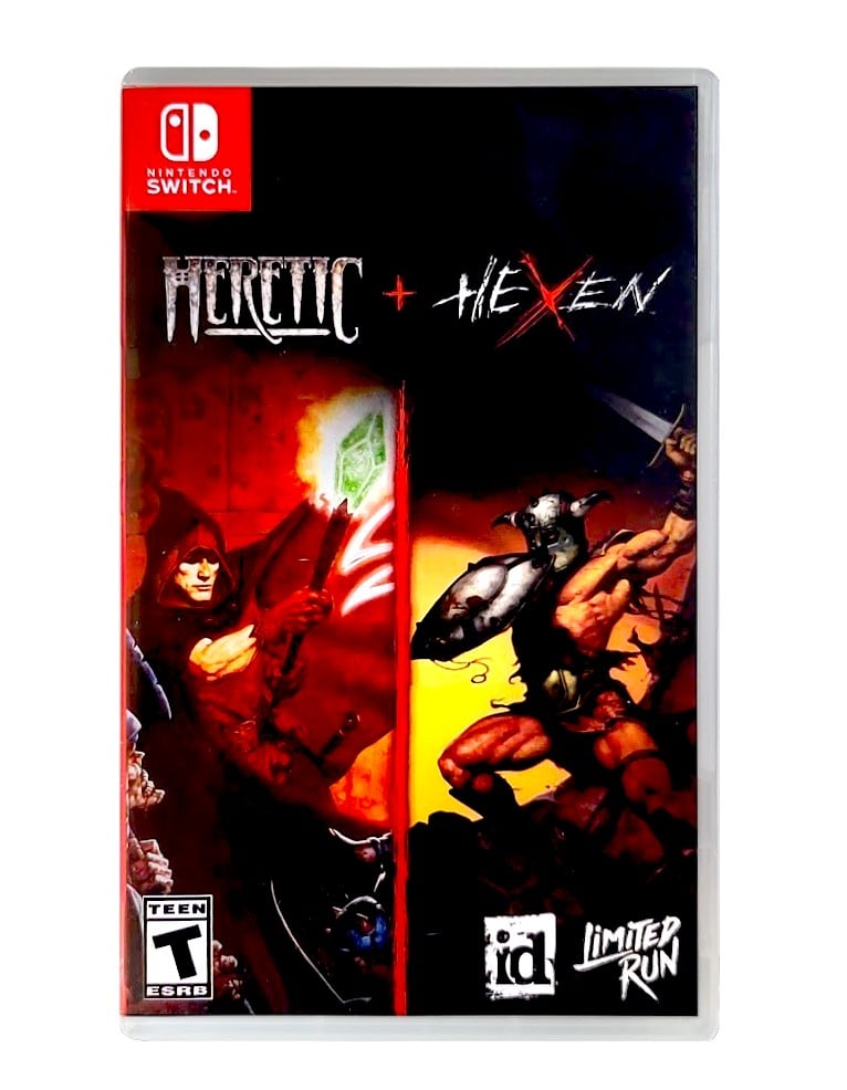 gra nintendo switch heretic + hexen / limited run! / import us