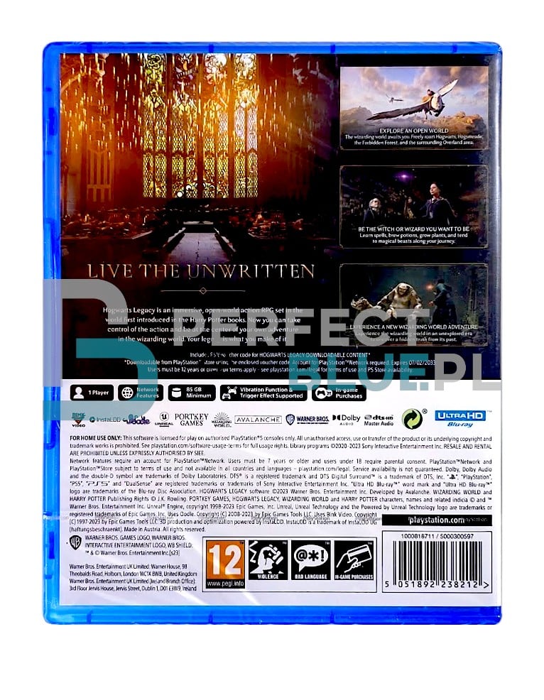 gra ps5 hogwarts legacy / dziedzictwo hogwartu / en