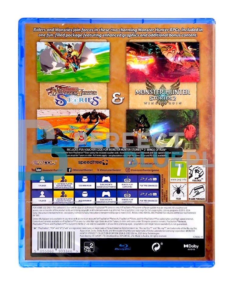 gra ps4 / ps5 / monster hunter stories collection
