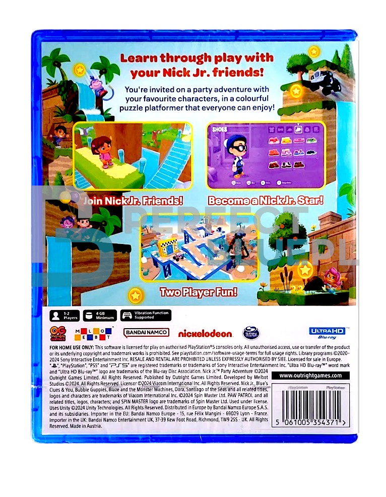 gra ps5 nick jr. party adventure