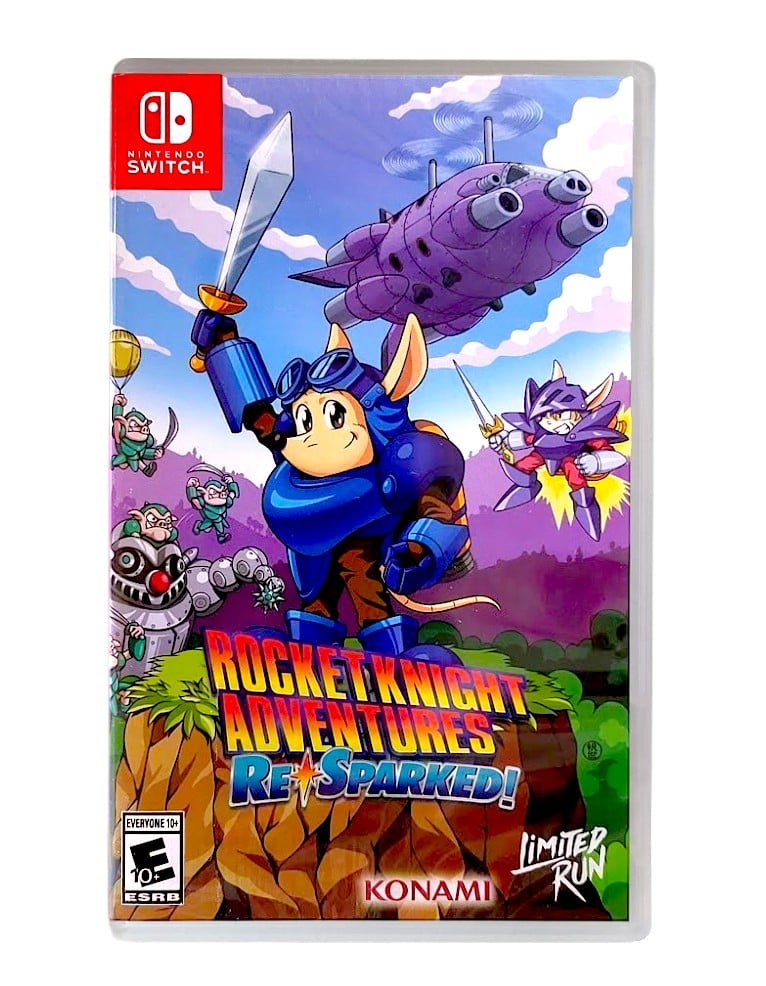 gra nintendo switch rocket knight adventures: re sparked! / limited run! / import us