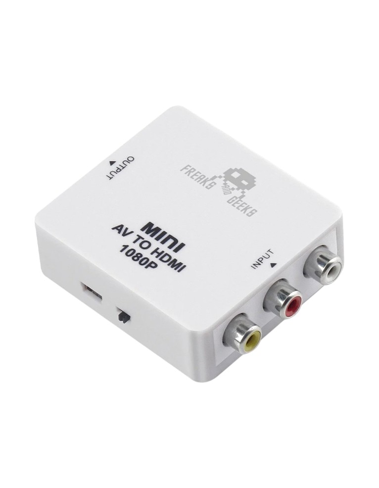 freaks and geeks / mini av to hdmi converter / konwerter av / rca do hdmi