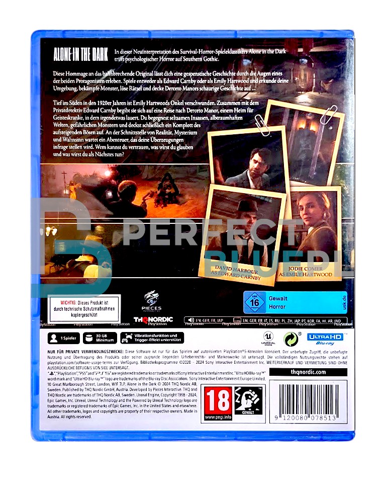 gra ps5 alone in the dark / de