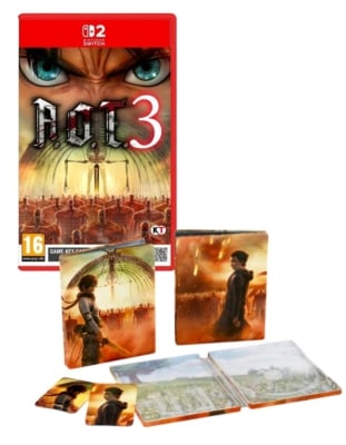 gra nintendo switch 2 / a.o.t. 3 / attack on titan 3 / launch edition