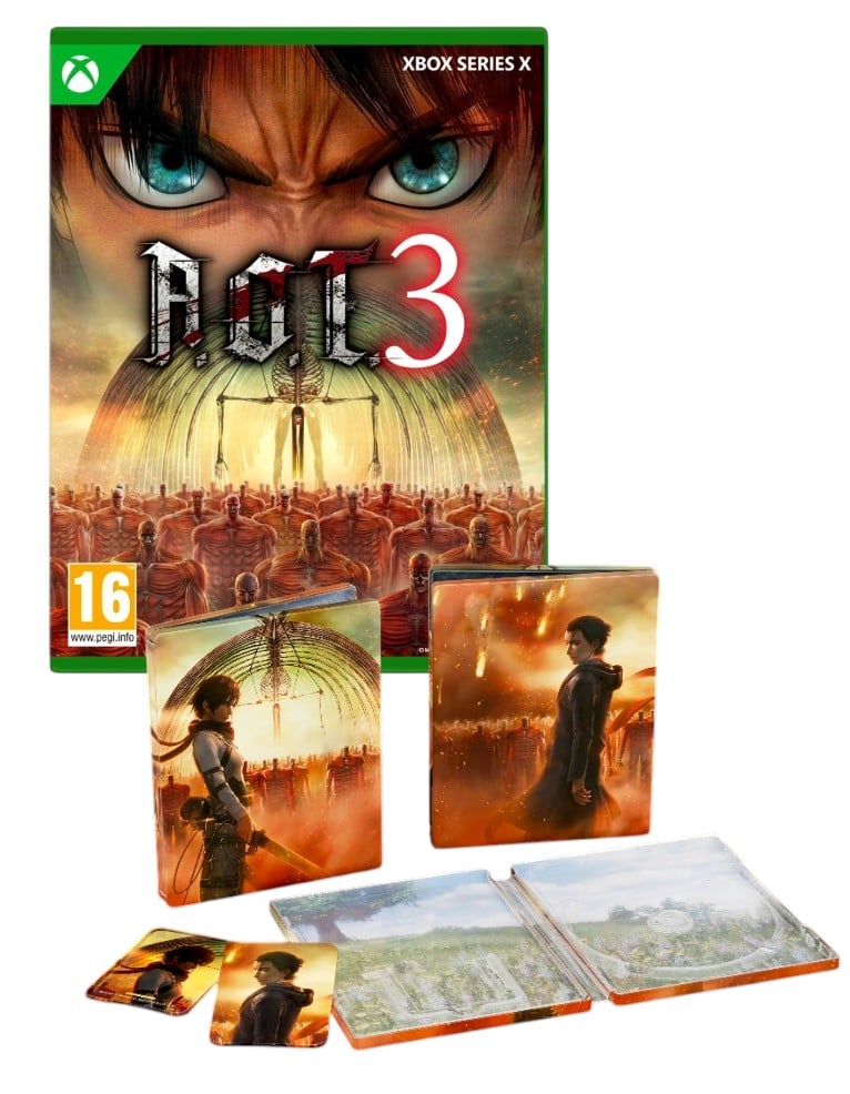 gra xbox series x / a.o.t. 3 / attack on titan 3 / launch edition