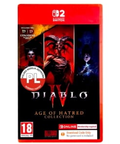gra nintendo switch 2 diablo iv: age of hatred collection / kod w pudełku!