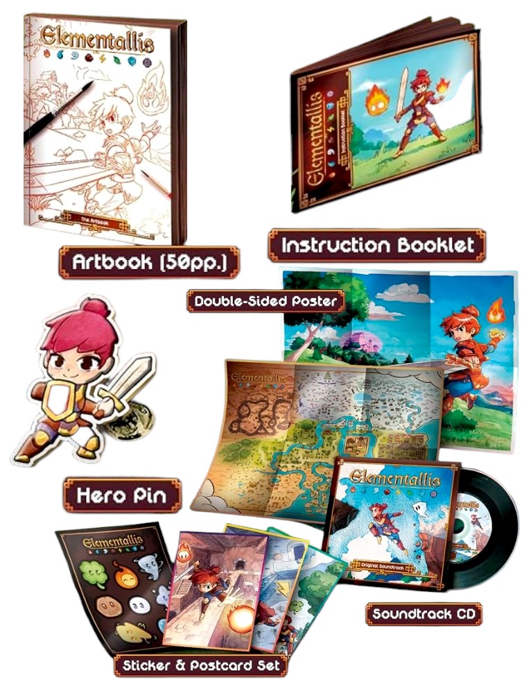 gra ps5 elementallis / collector's edition