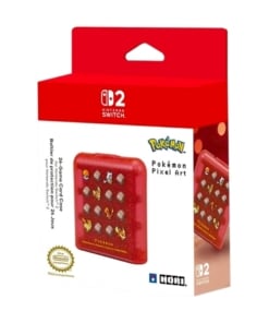 hori / etui na kartridże 24 sztuki / 24 game card case / nintendo switch 1 / 2 / pokemon pixel red