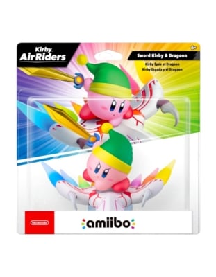 figurka amiibo kirby air riders sword kirby and dragoon
