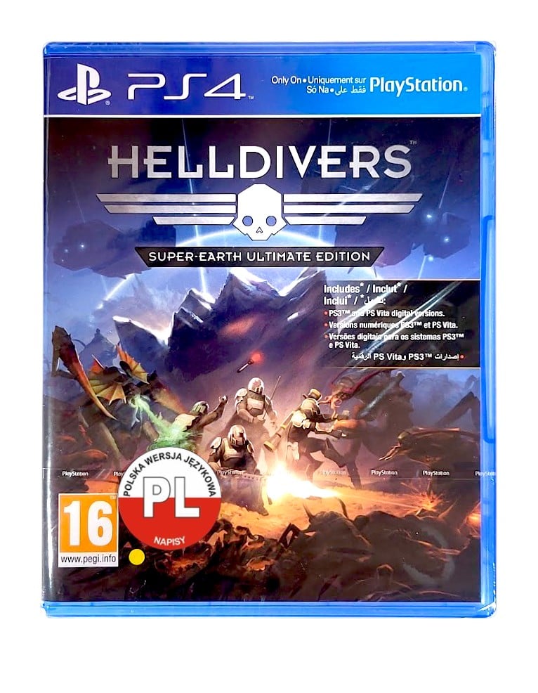 gra ps4 / ps5 / helldivers super earth ultimate edition / eu