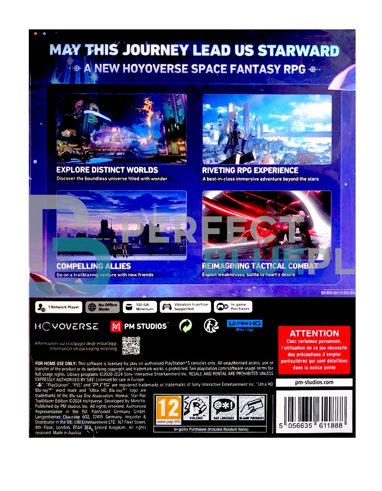 gra ps5 honkai: star rail trailblazer edition
