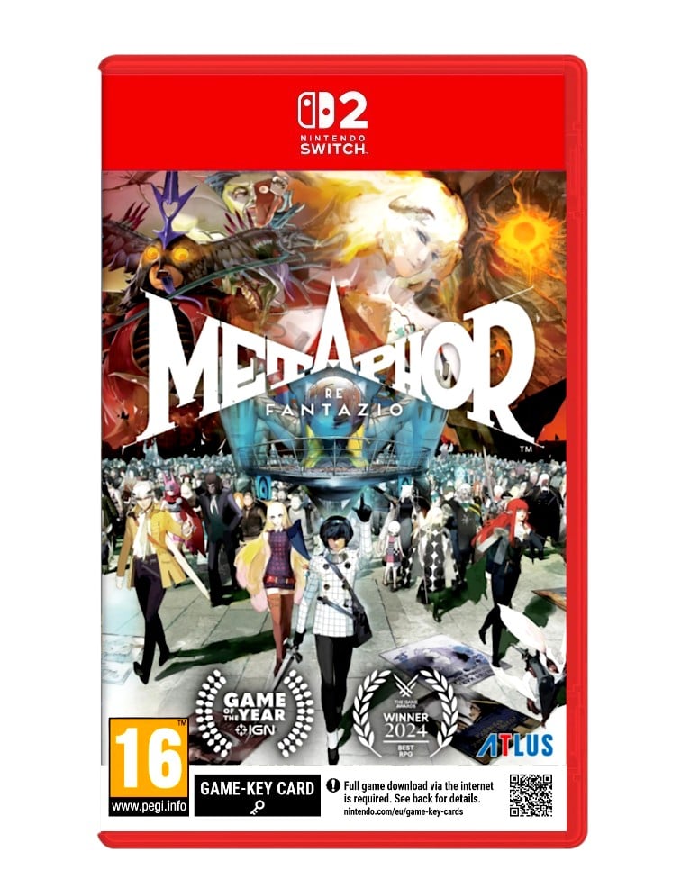 gra nintendo switch 2 metaphor: refantazio / steelbook edition