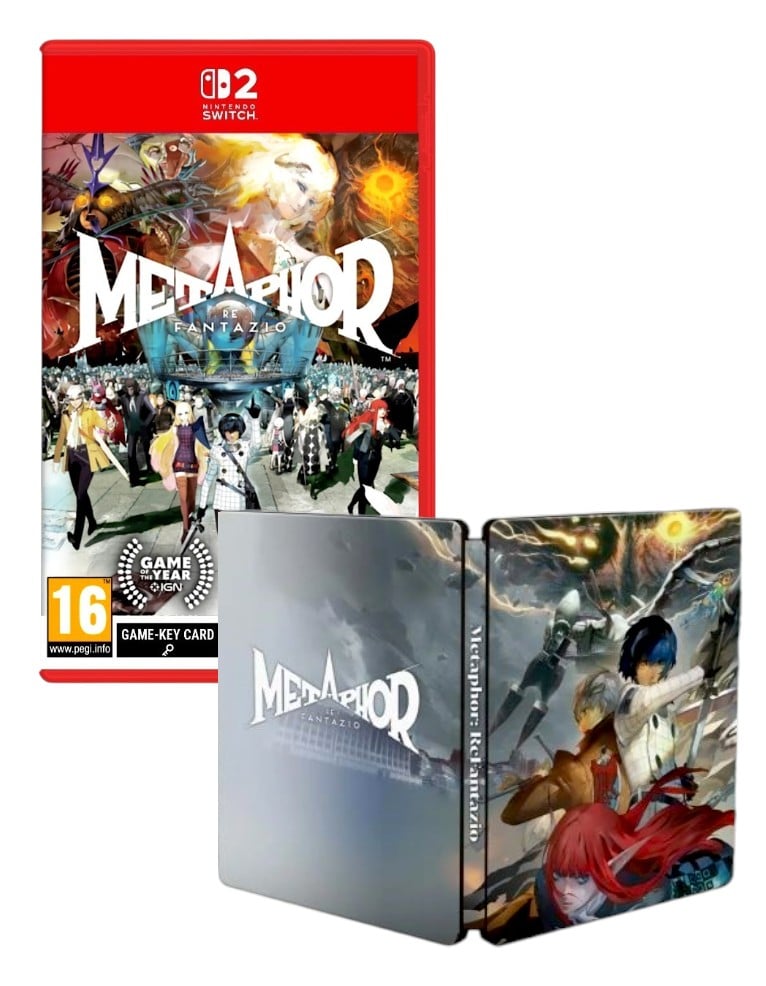 gra nintendo switch 2 metaphor: refantazio / steelbook edition