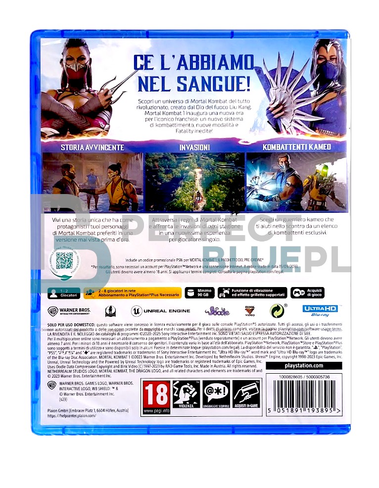 gra ps5 mortal kombat 1 / es (kopia)