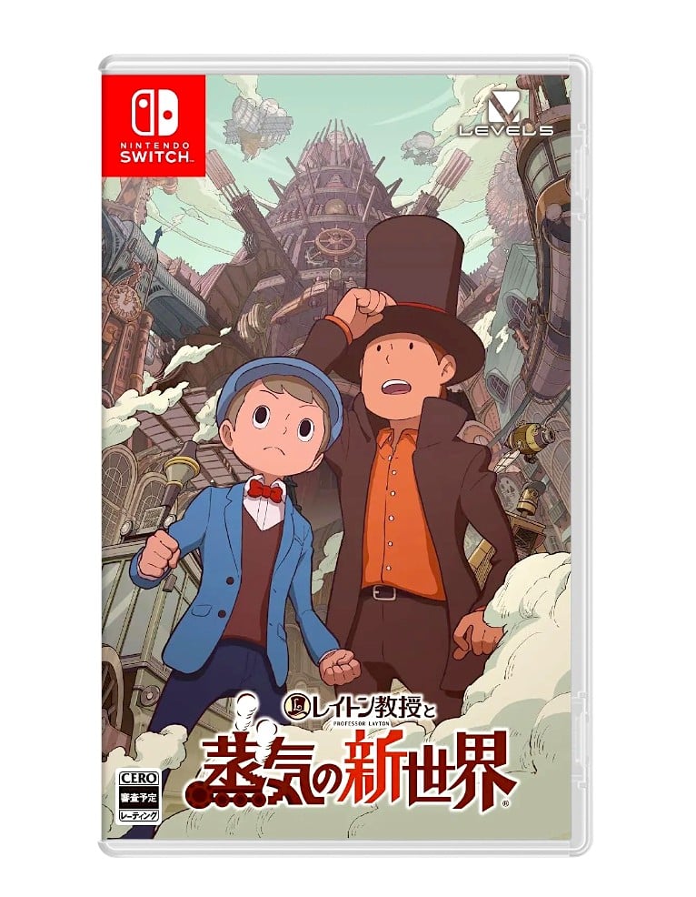 gra nintendo switch professor layton and the new world of steam / import