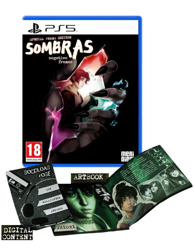 gra ps5 sombras: negative frames special frame edition