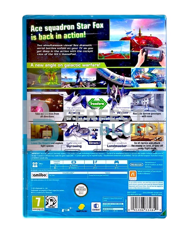 gra nintendo wii u star fox zero