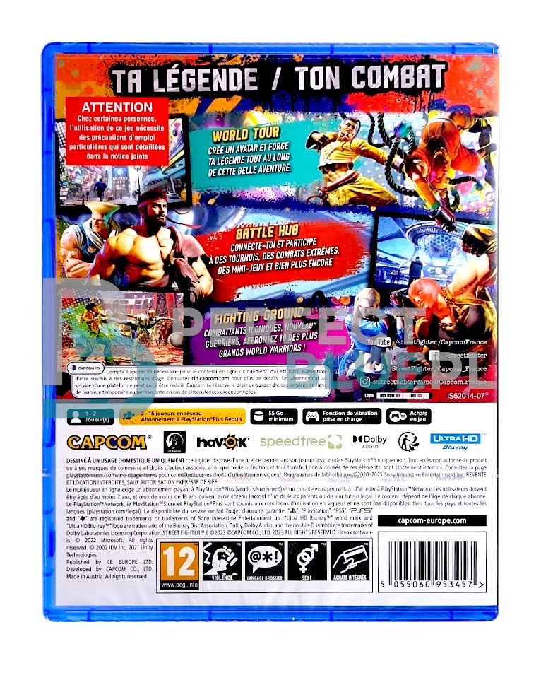 gra ps5 street fighter 6 / fr