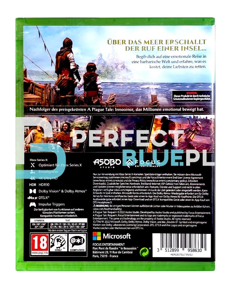 gra xbox series x a plague tale requiem / de