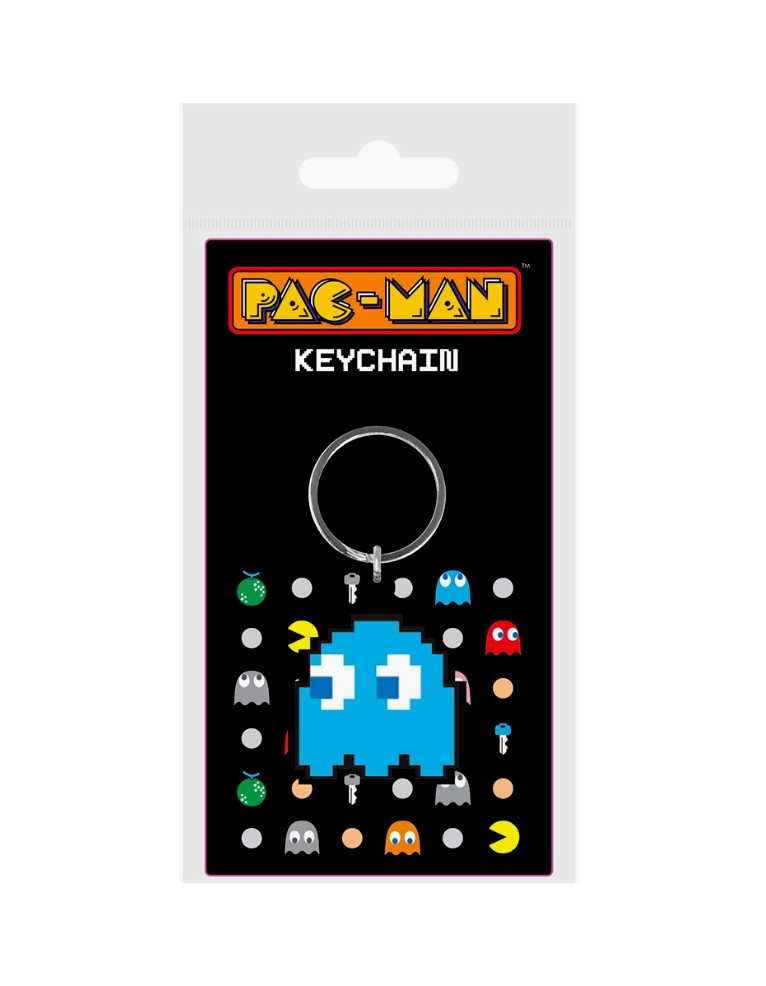 brelok pac man niebieski duszek