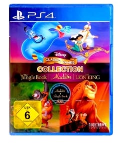 gra ps4 / ps5 / the jungle book / aladdin / the lion king / disney classic games collection / de