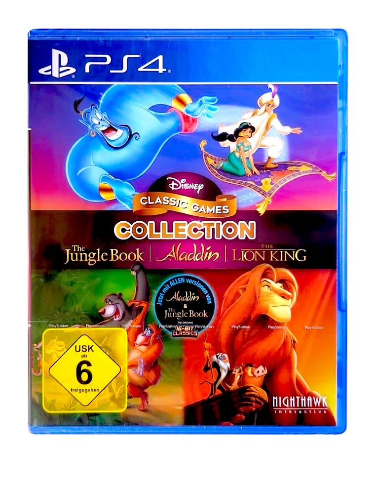 gra ps4 / ps5 / the jungle book / aladdin / the lion king / disney classic games collection / de
