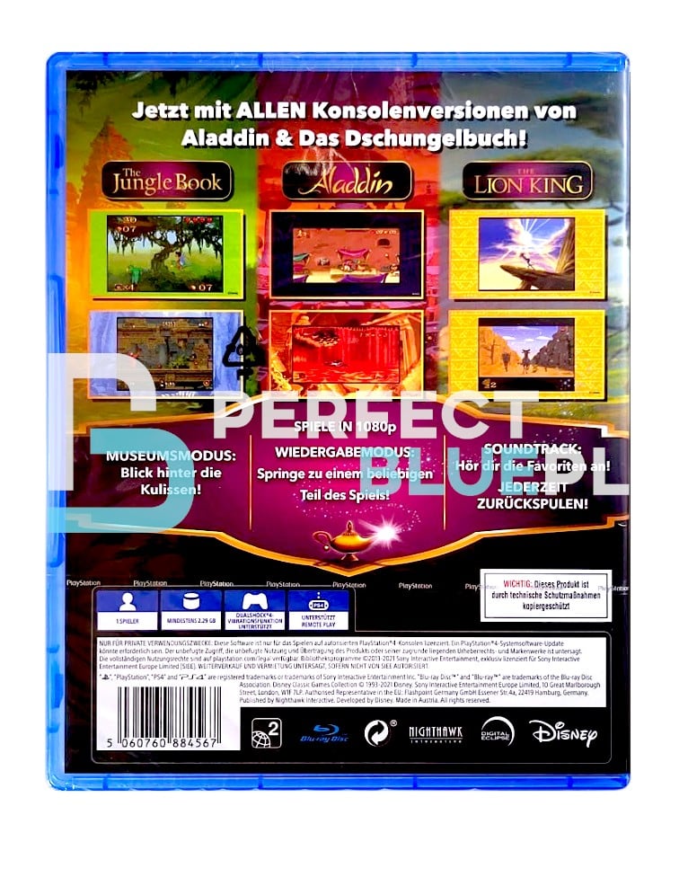 gra ps4 / ps5 / the jungle book / aladdin / the lion king / disney classic games collection / de