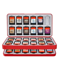 funlab / etui na kartridże 48 sztuki + 48 kart micro sd / nintendo switch 1 / 2 / pokedex