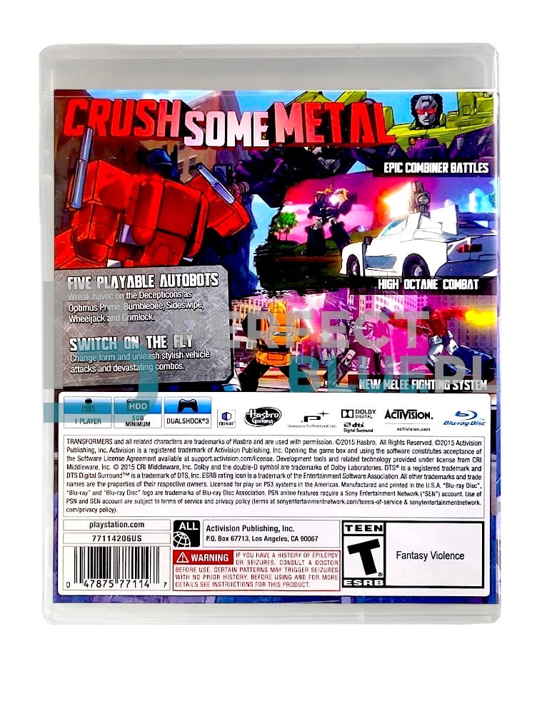 gra ps3 transformers: devastation / import us